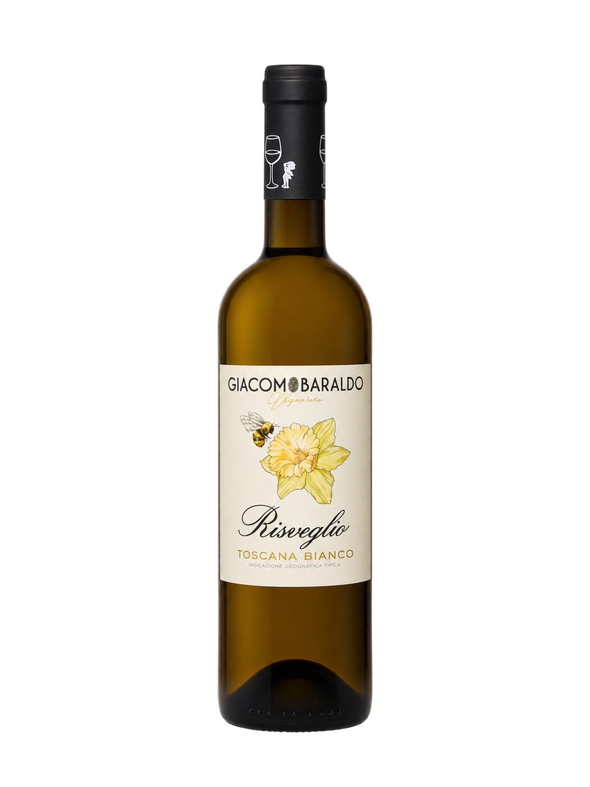 Giacomo Baraldo Risveglio 2024, Risveglio wijn, Trebbiano wijn, Malvasia wijn, Toscaanse witte wijn, witte wijn Toscane, Italiaanse witte wijn, Trebbiano Malvasia